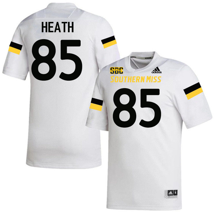 Southern Miss Golden Eagles #85 Kyirin Heath Jersey Football Uniforms-White